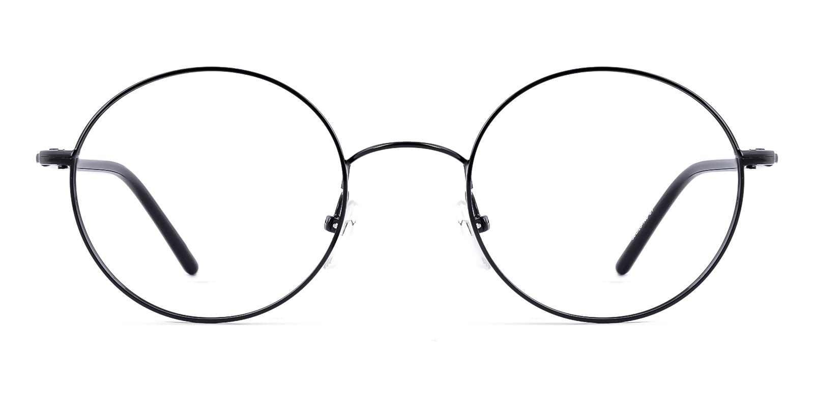 Scolitic Black Metal Eyeglasses , NosePads Frames from ABBE Glasses