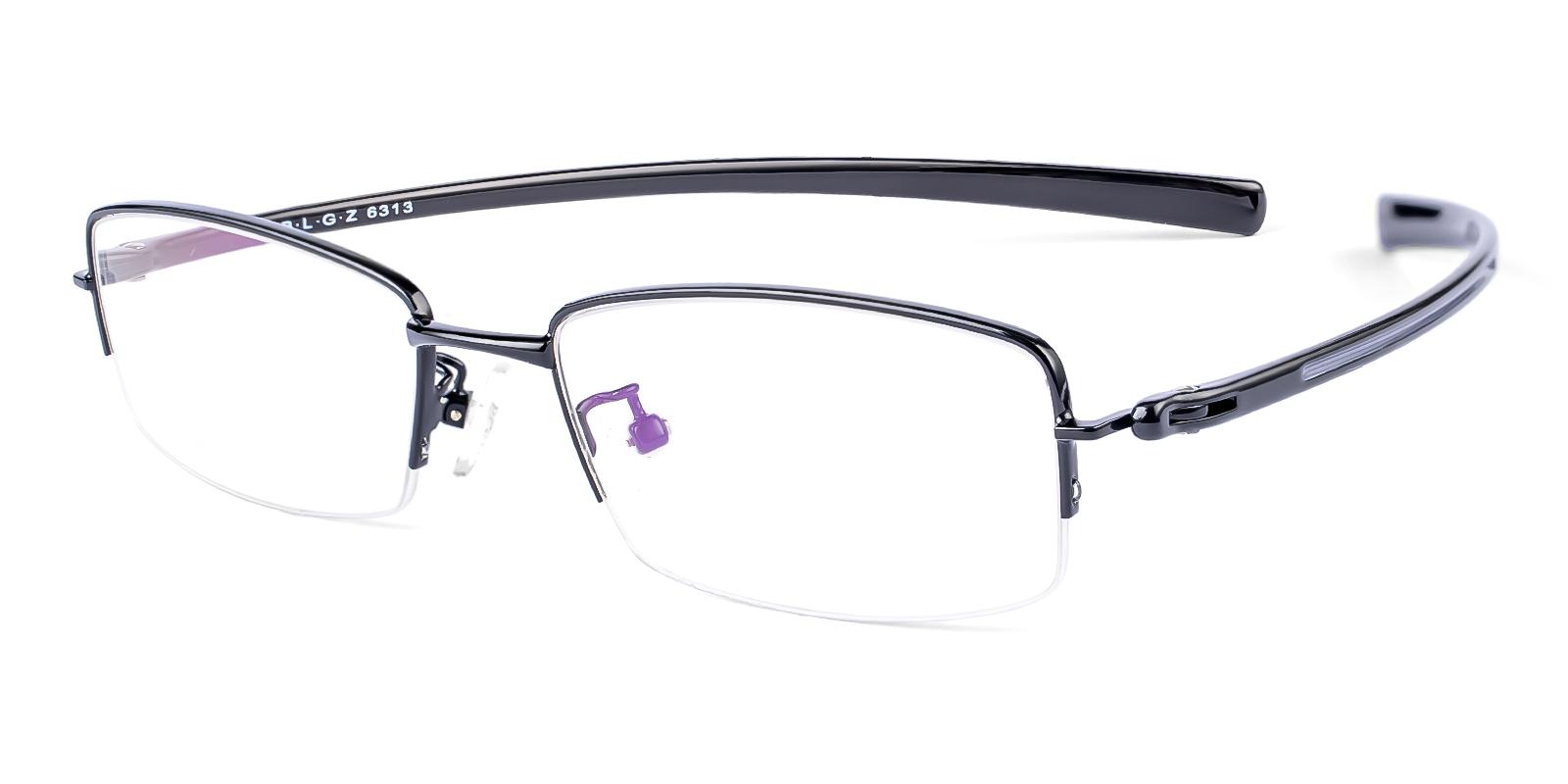 Olate Black Metal , TR Eyeglasses , NosePads Frames from ABBE Glasses