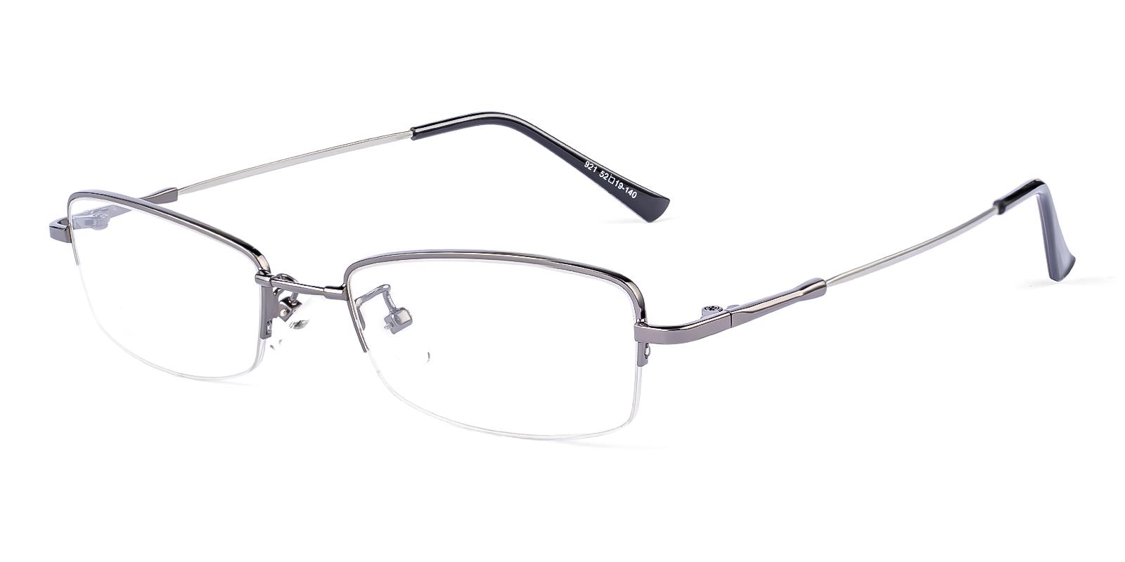 Bellice Gun Metal Eyeglasses , NosePads Frames from ABBE Glasses