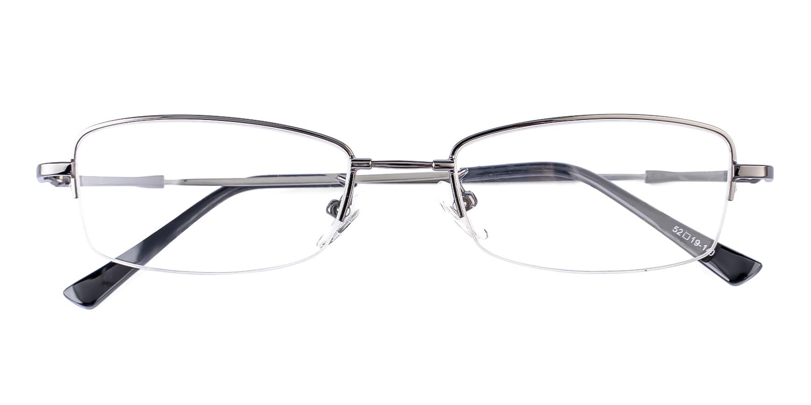 Bellice Gun Metal Eyeglasses , NosePads Frames from ABBE Glasses