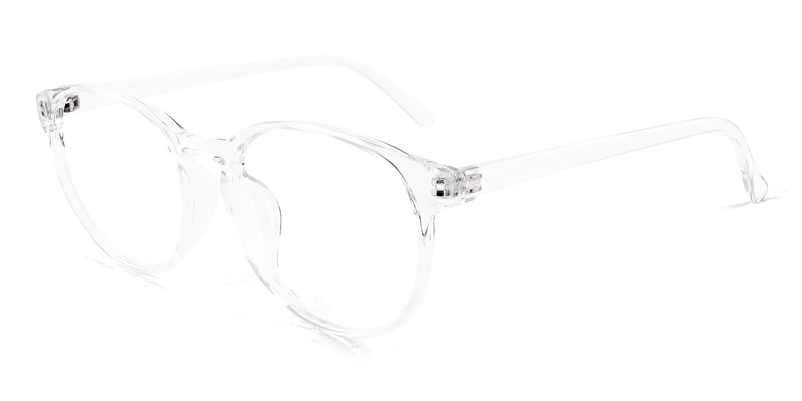 Crucile Fclear Plastic Eyeglasses , UniversalBridgeFit Frames from ABBE Glasses