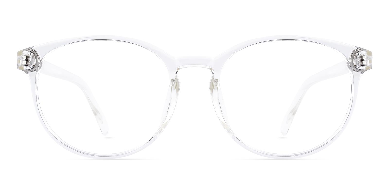 Crucile Fclear Plastic Eyeglasses , UniversalBridgeFit Frames from ABBE Glasses