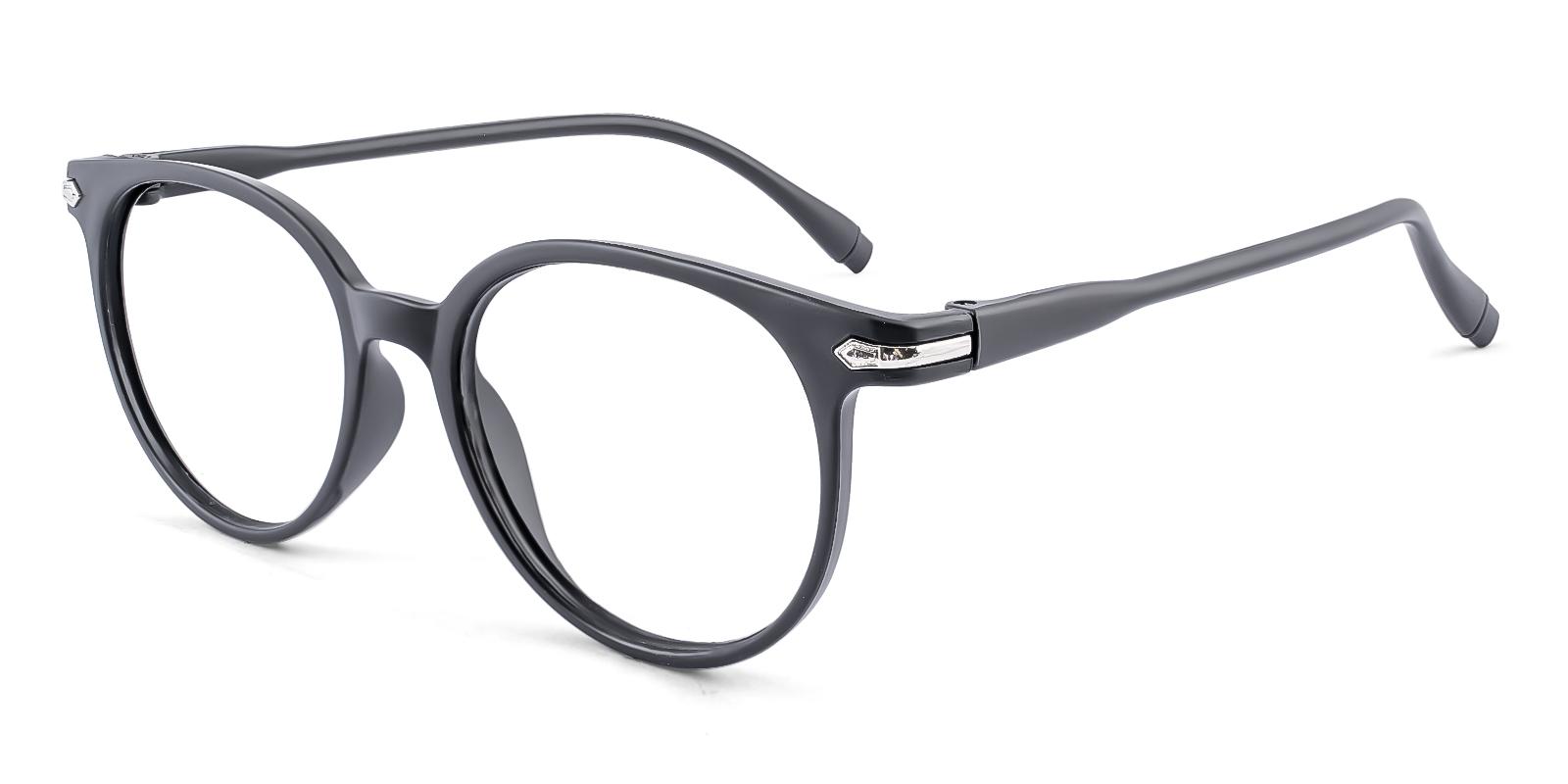 Frommular Black Plastic Eyeglasses , UniversalBridgeFit Frames from ABBE Glasses