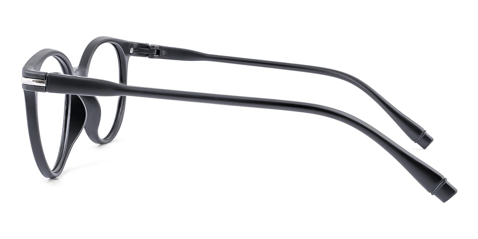 Frommular Black Plastic Eyeglasses , UniversalBridgeFit Frames from ABBE Glasses