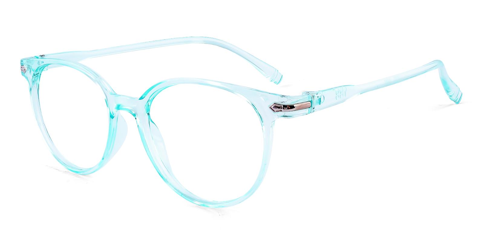 Frommular Blue Plastic Eyeglasses , UniversalBridgeFit Frames from ABBE Glasses
