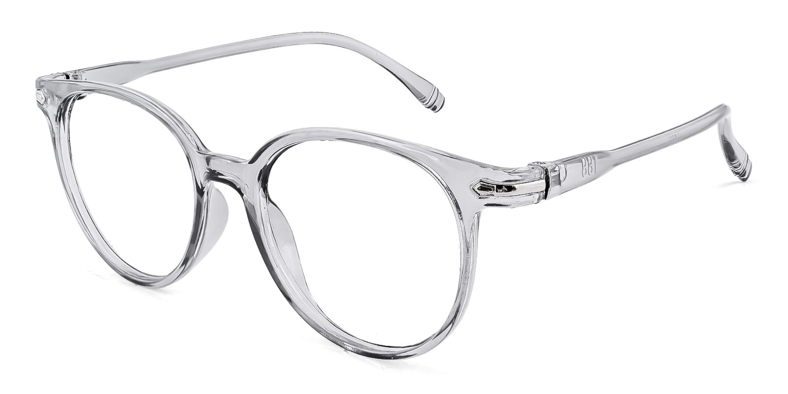Frommular Gray Plastic Eyeglasses , UniversalBridgeFit Frames from ABBE Glasses