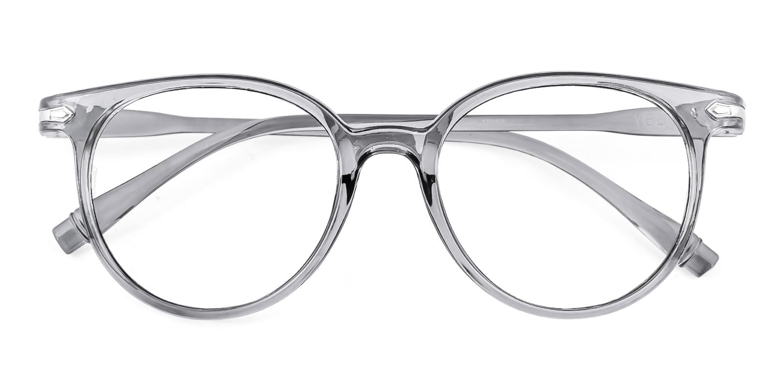 Frommular Gray Plastic Eyeglasses , UniversalBridgeFit Frames from ABBE Glasses