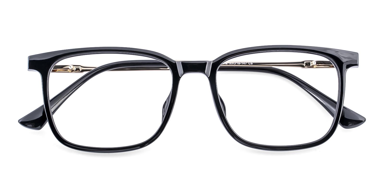 Sinus Black Titanium , TR Eyeglasses , UniversalBridgeFit Frames from ABBE Glasses