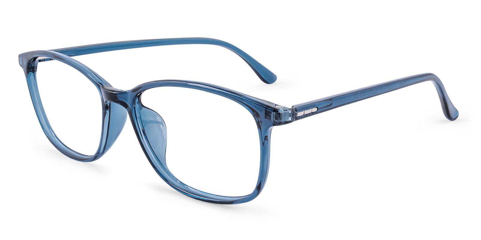 Teloain Blue TR Eyeglasses , UniversalBridgeFit , Lightweight Frames from ABBE Glasses