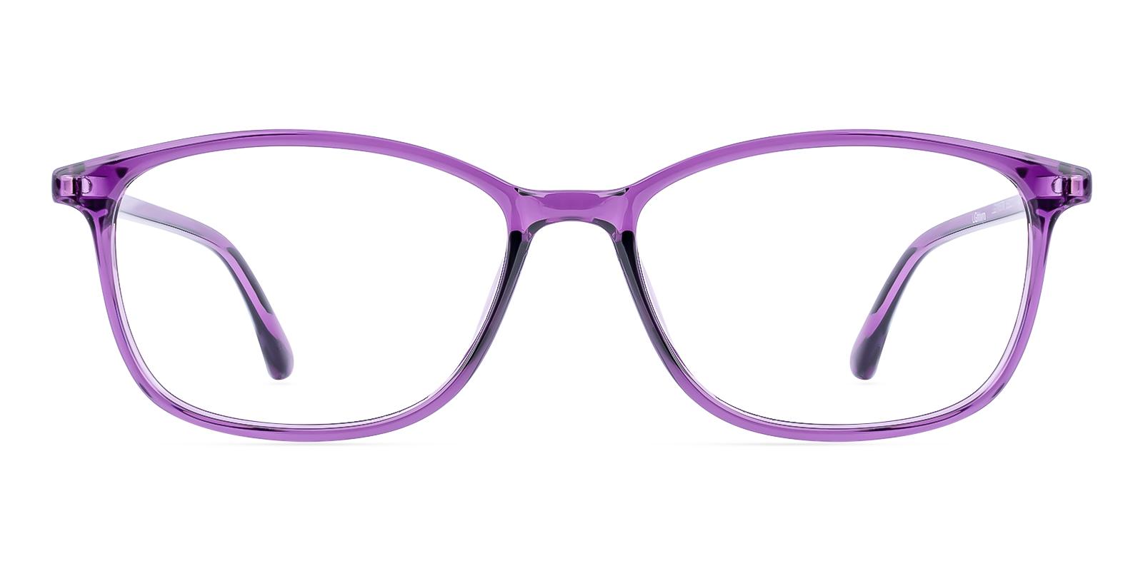Teloain Purple TR Eyeglasses , Lightweight , UniversalBridgeFit Frames from ABBE Glasses