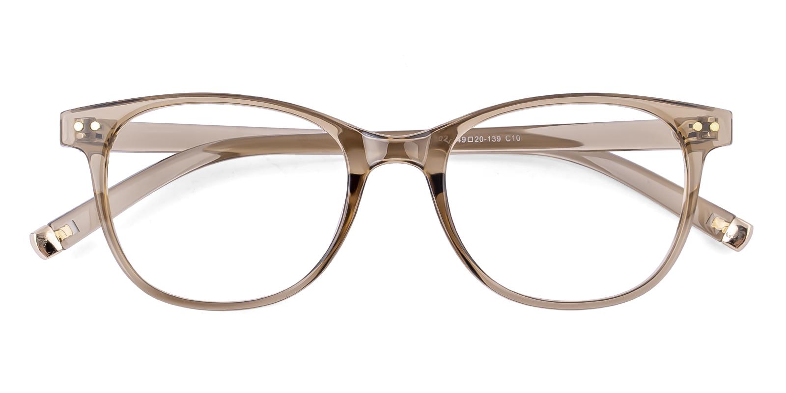 Vesic Brown Plastic Eyeglasses , UniversalBridgeFit Frames from ABBE Glasses