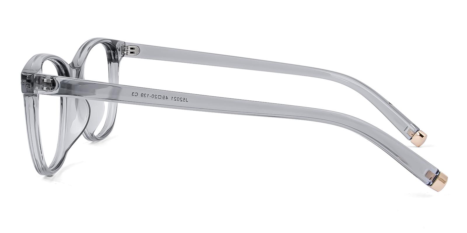 Vesic Gray Plastic Eyeglasses , UniversalBridgeFit Frames from ABBE Glasses