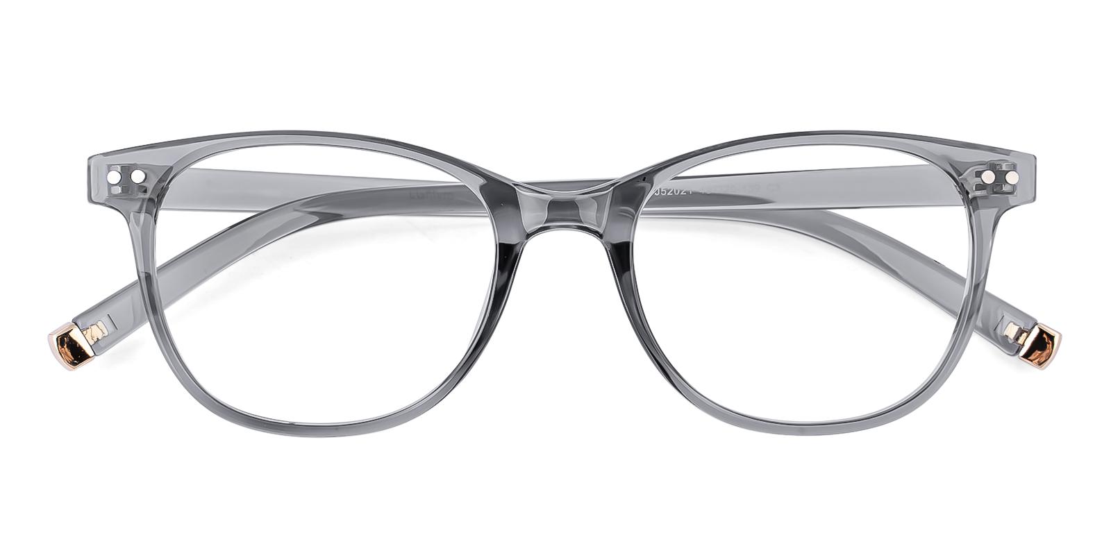 Vesic Gray Plastic Eyeglasses , UniversalBridgeFit Frames from ABBE Glasses