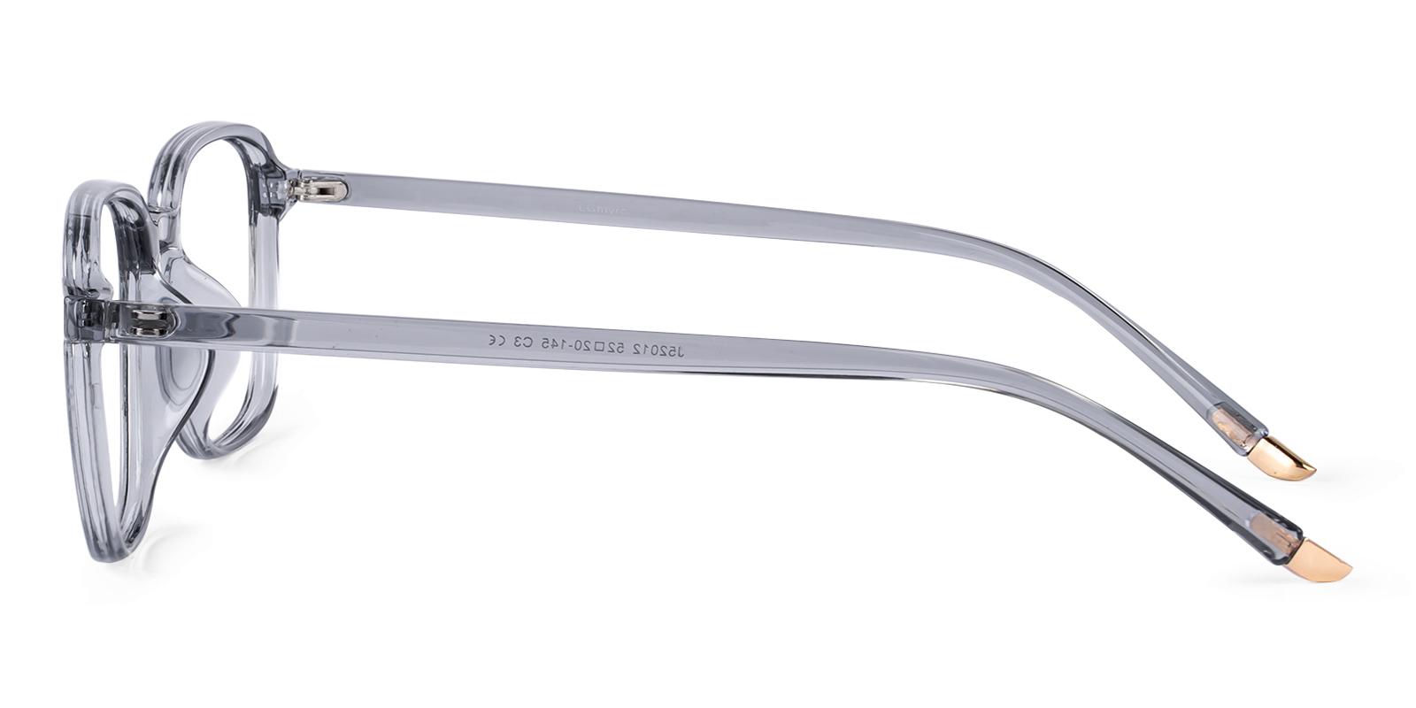 Viscos Gray Plastic Eyeglasses , UniversalBridgeFit Frames from ABBE Glasses