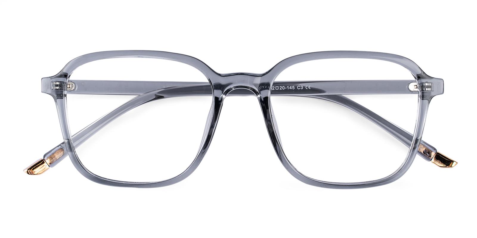 Viscos Gray Plastic Eyeglasses , UniversalBridgeFit Frames from ABBE Glasses
