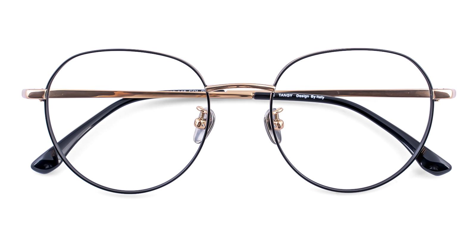 Seitor Black Titanium Eyeglasses , Lightweight , NosePads Frames from ABBE Glasses