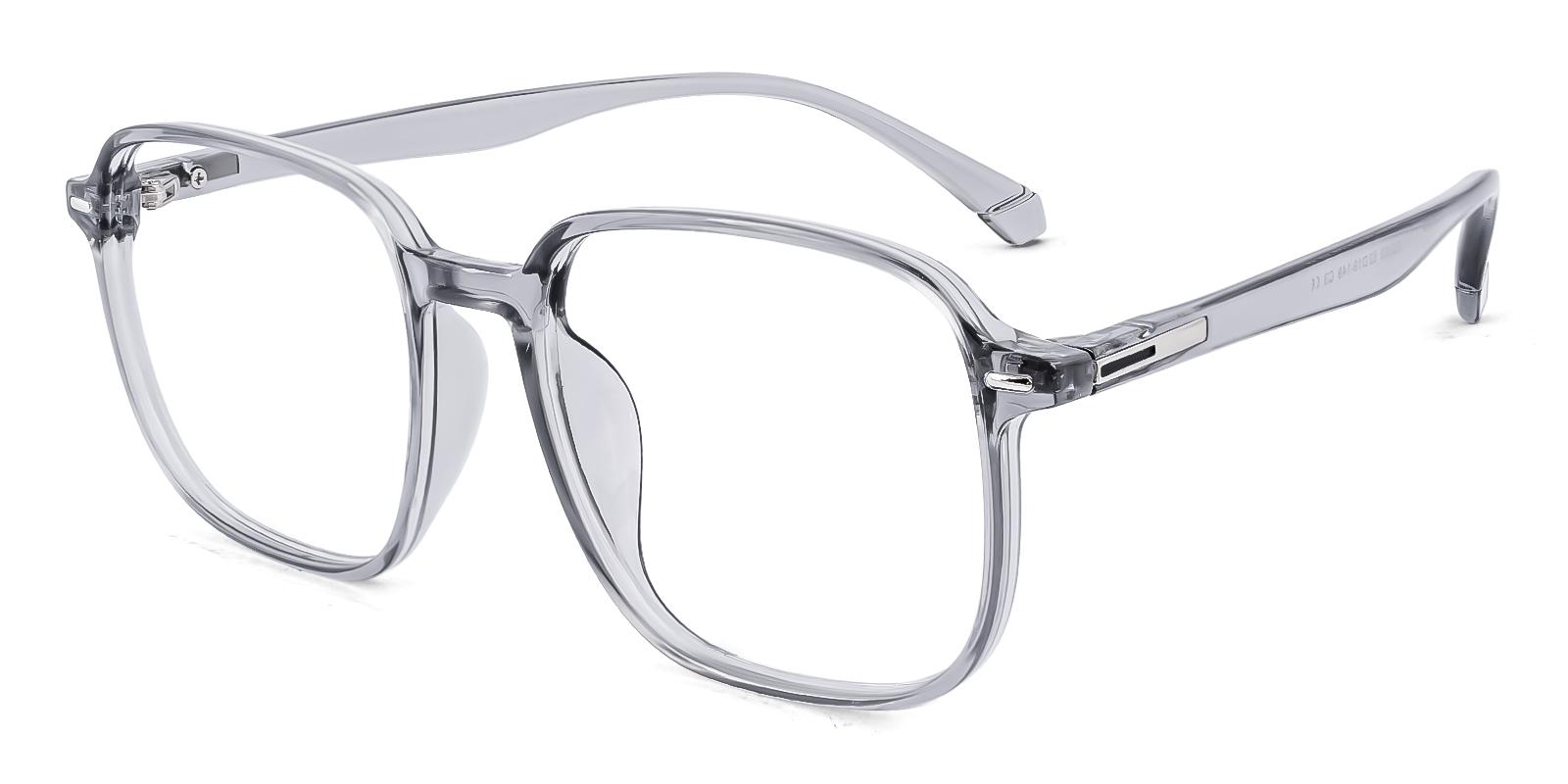 Logyship Gray Plastic Eyeglasses , UniversalBridgeFit Frames from ABBE Glasses