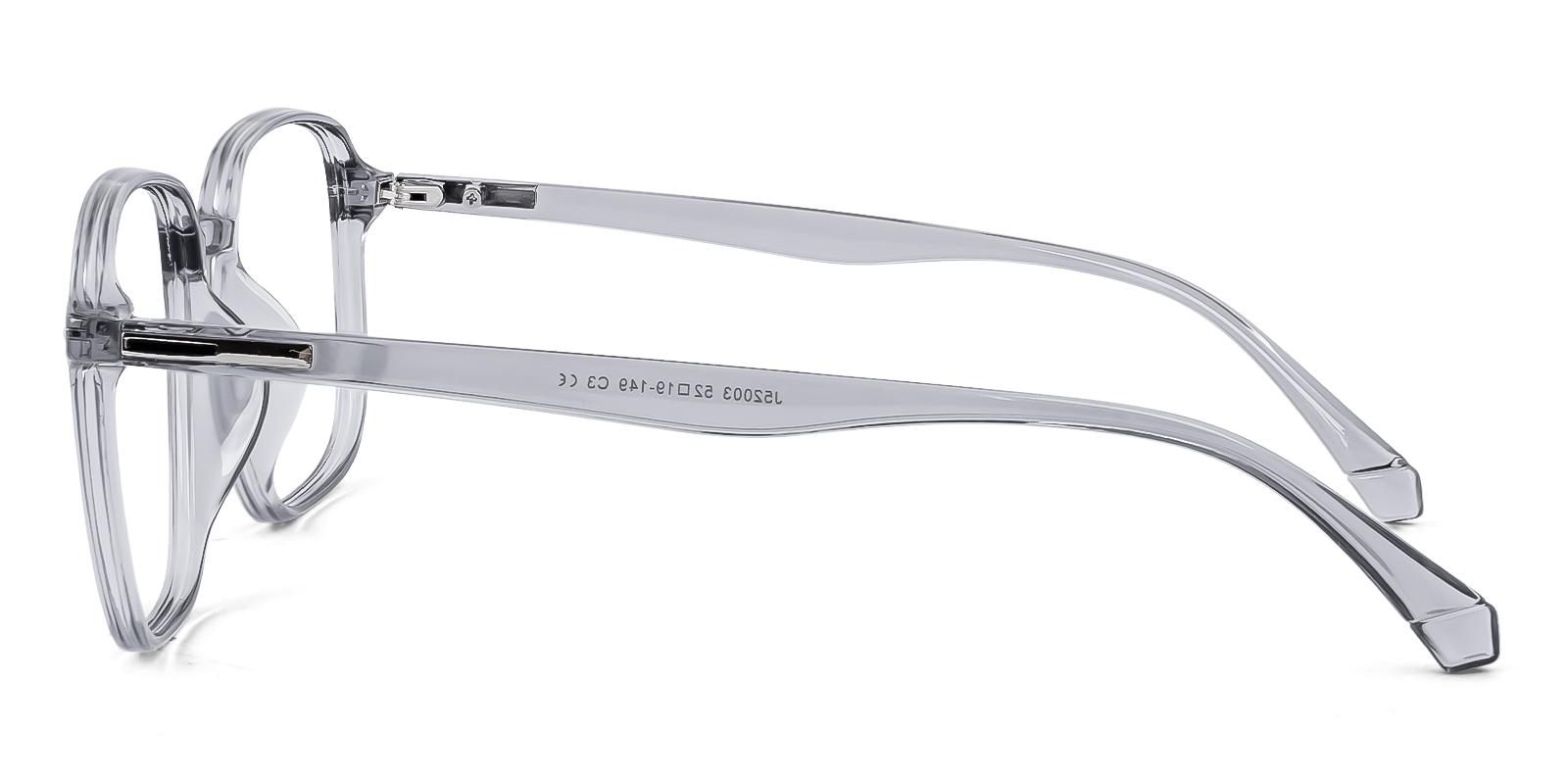 Logyship Gray Plastic Eyeglasses , UniversalBridgeFit Frames from ABBE Glasses