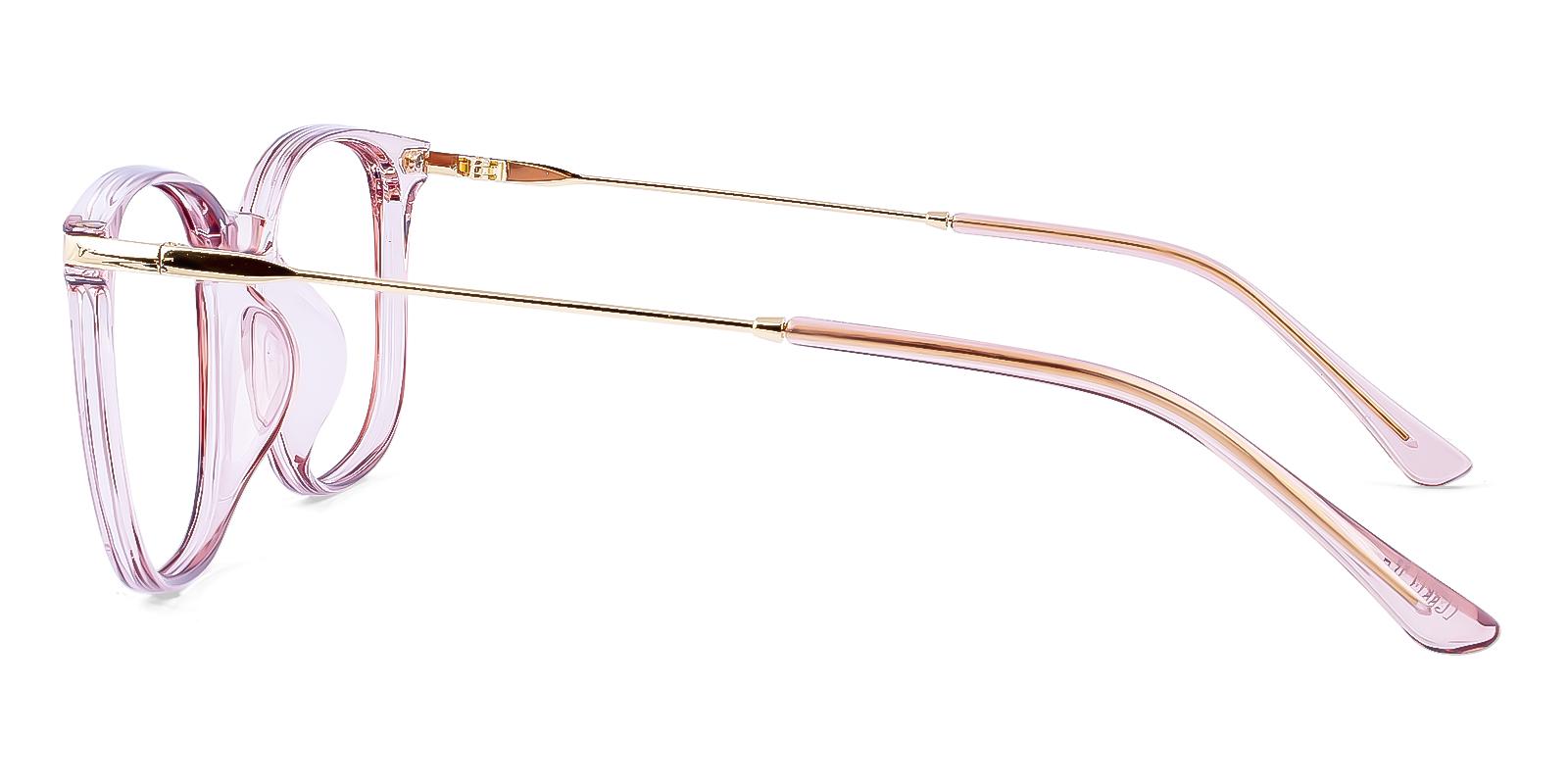 Mercier Pink Plastic Eyeglasses , UniversalBridgeFit Frames from ABBE Glasses