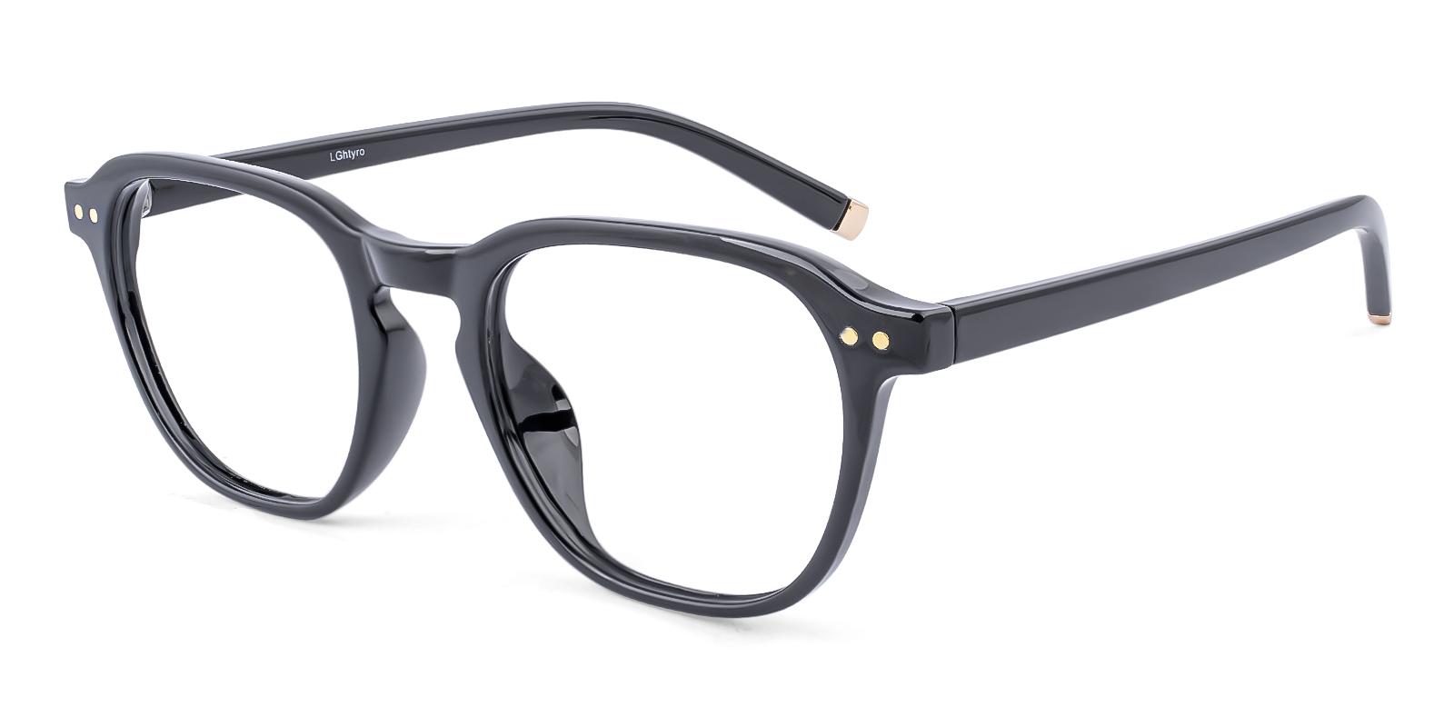 Liquice - Black Square Eyeglasses Frame | ABBE Glasses