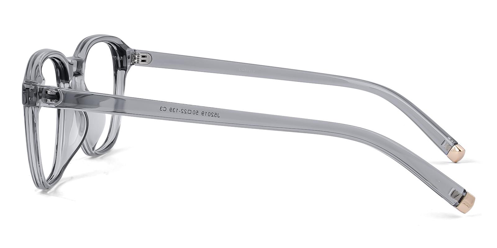 Liquice Gray Plastic Eyeglasses , UniversalBridgeFit Frames from ABBE Glasses