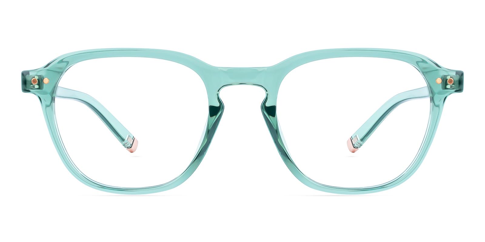 Liquice Green Plastic Eyeglasses , UniversalBridgeFit Frames from ABBE Glasses
