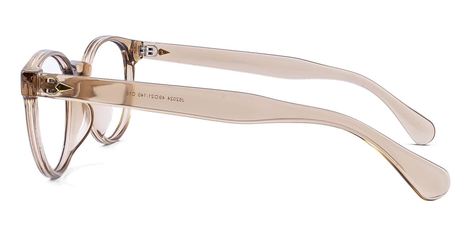 Hismost Brown Plastic Eyeglasses , UniversalBridgeFit Frames from ABBE Glasses