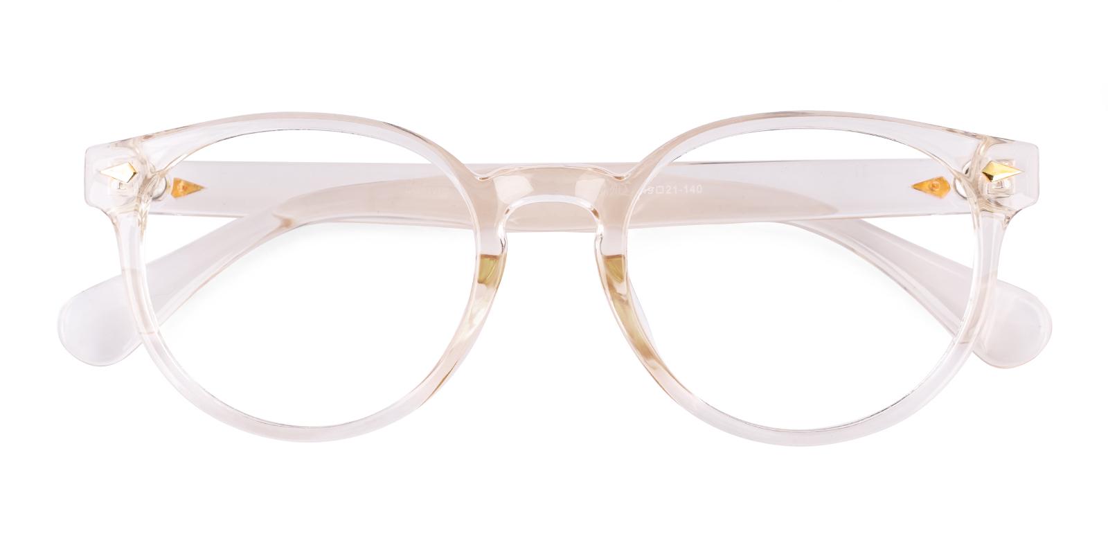 Hismost Orange Plastic Eyeglasses , UniversalBridgeFit Frames from ABBE Glasses
