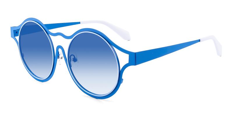Blue Bankcy - Metal ,Sunglasses