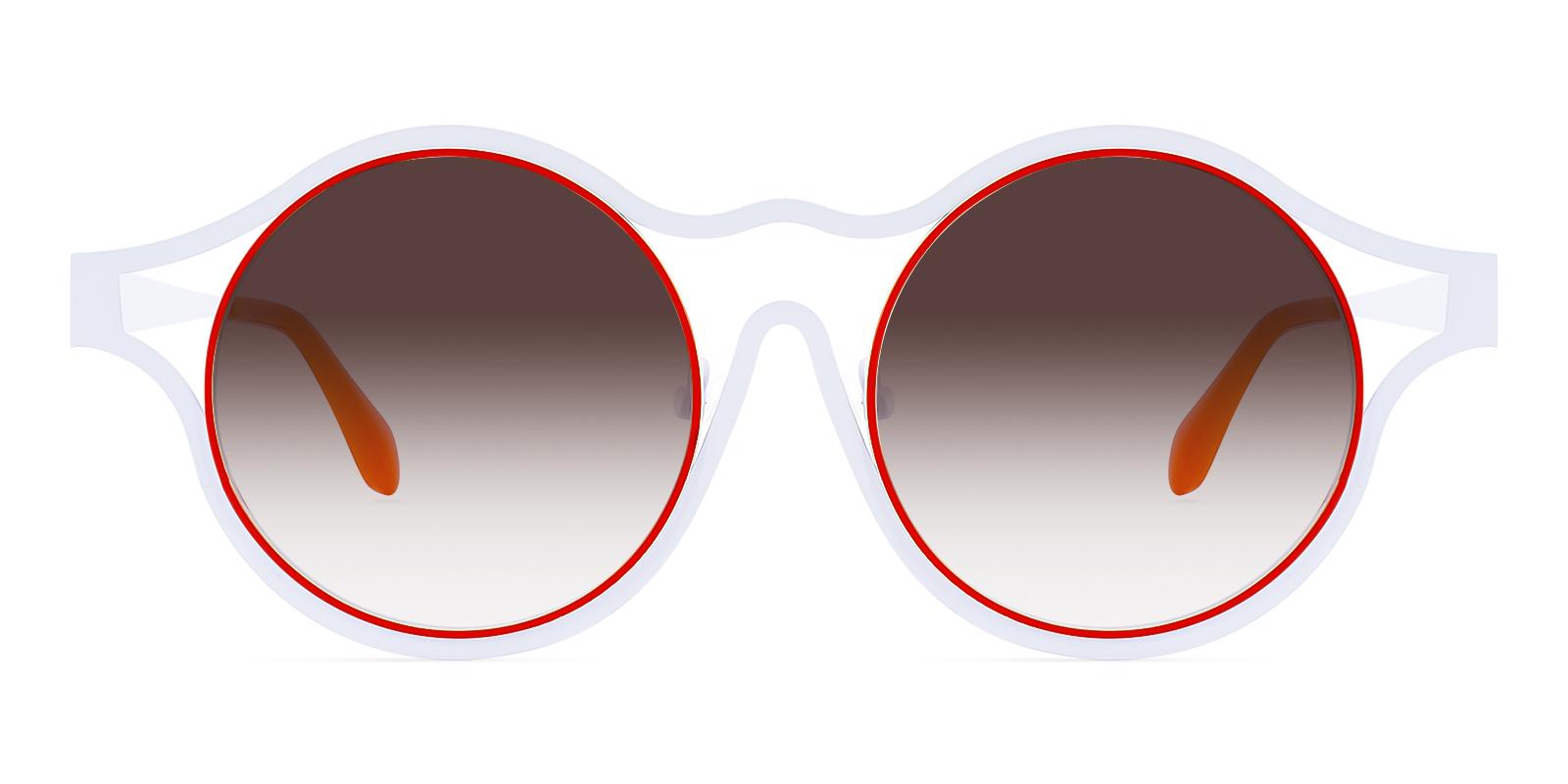 Bankcy Orange Metal Sunglasses , NosePads Frames from ABBE Glasses