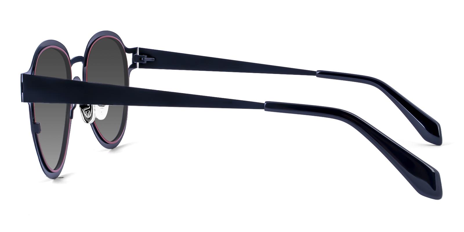 Phano Black Metal Sunglasses , NosePads Frames from ABBE Glasses