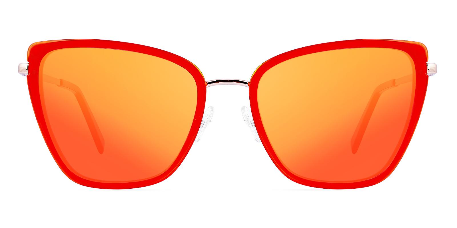 Leadable Red Metal , TR NosePads , SpringHinges , Sunglasses Frames from ABBE Glasses