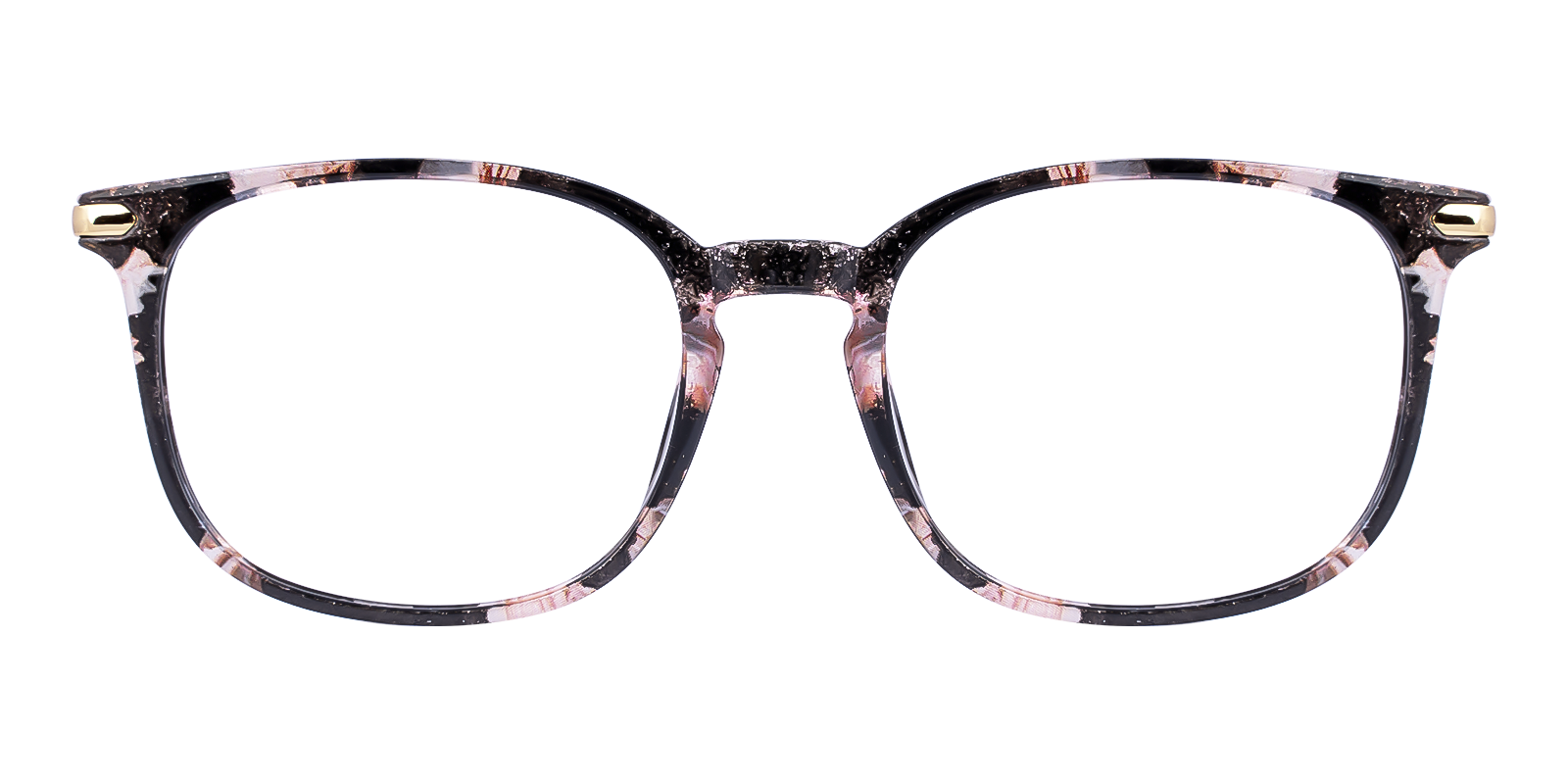 Dosast Black Square Eyeglasses Frame ABBE Glasses