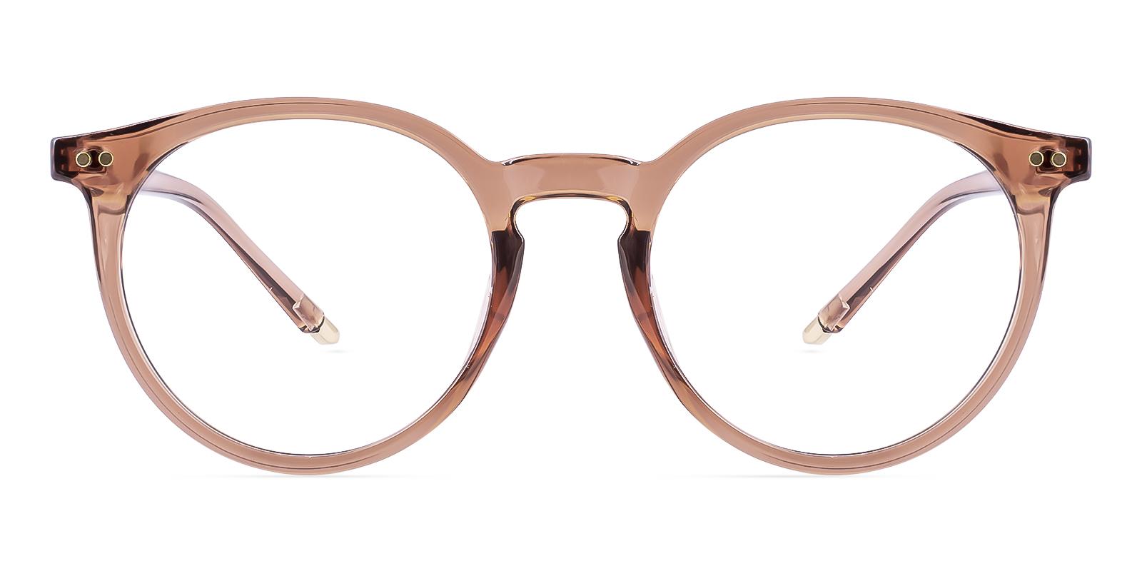 Gunety Brown Plastic Eyeglasses , UniversalBridgeFit Frames from ABBE Glasses