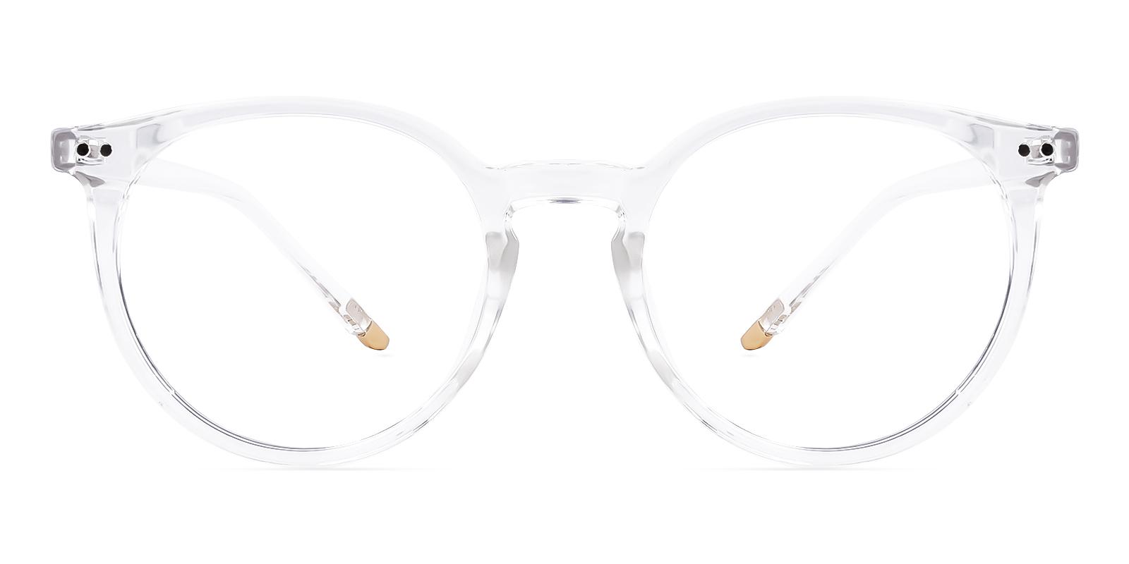Gunety Fclear Plastic Eyeglasses , UniversalBridgeFit Frames from ABBE Glasses