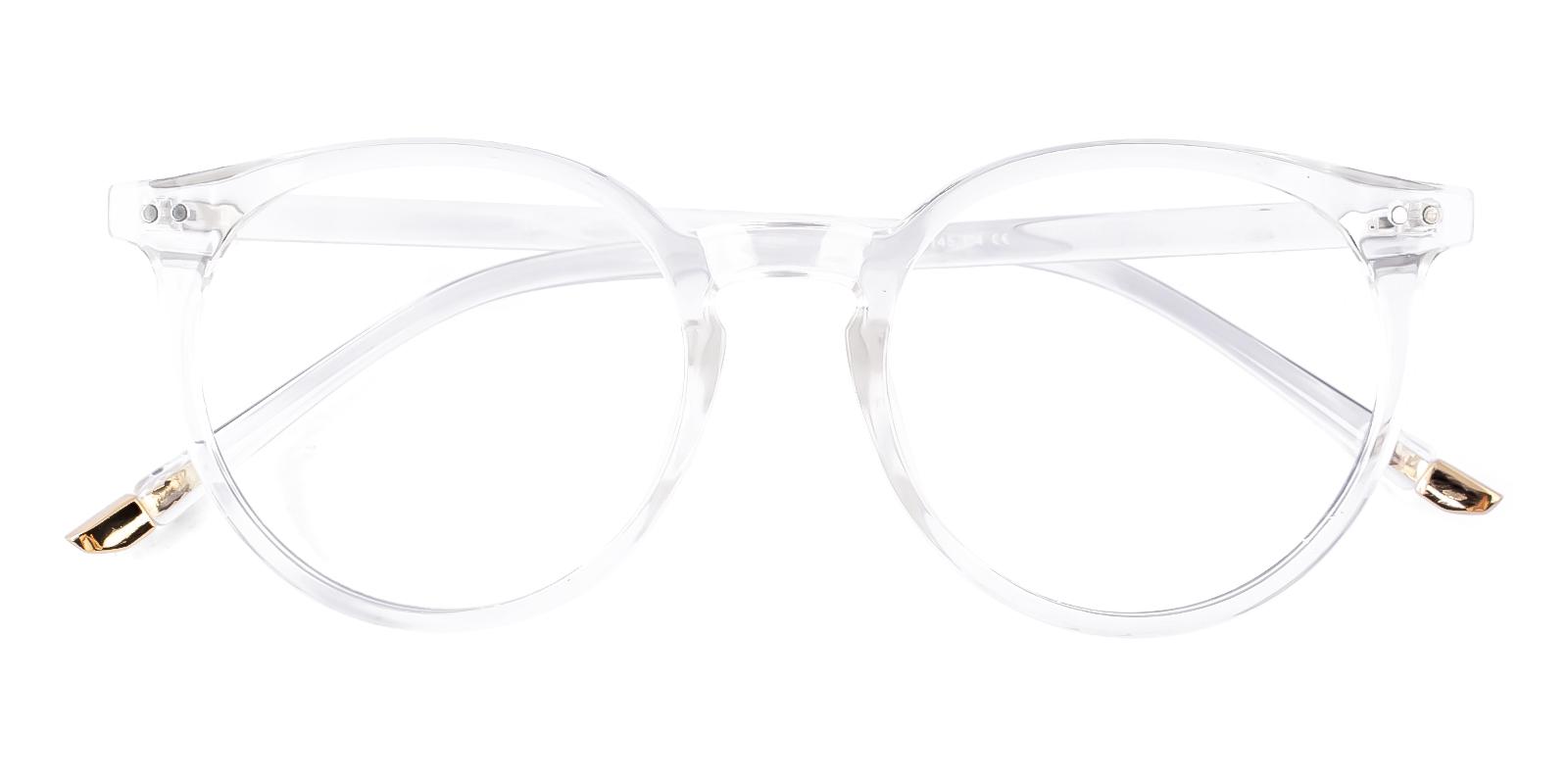 Gunety Fclear Plastic Eyeglasses , UniversalBridgeFit Frames from ABBE Glasses