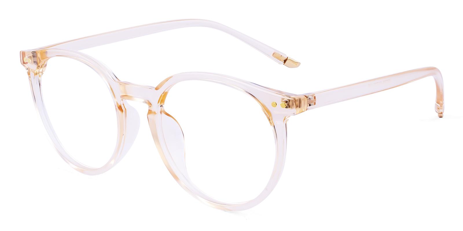 Gunety Orange Plastic Eyeglasses , UniversalBridgeFit Frames from ABBE Glasses