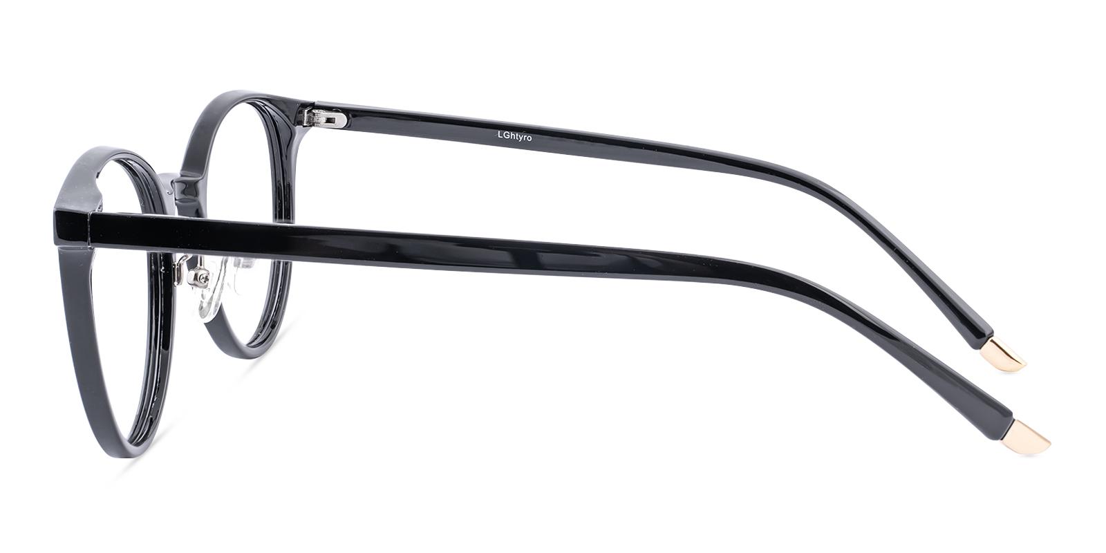 Salate Black Plastic Eyeglasses , NosePads Frames from ABBE Glasses