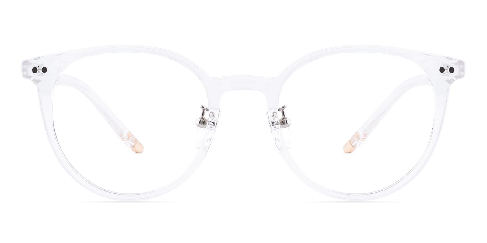 Salate Fclear Plastic Eyeglasses , NosePads Frames from ABBE Glasses