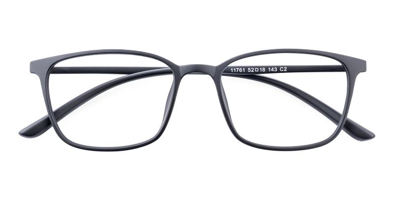 Polit Matte-black  Frames from ABBE Glasses
