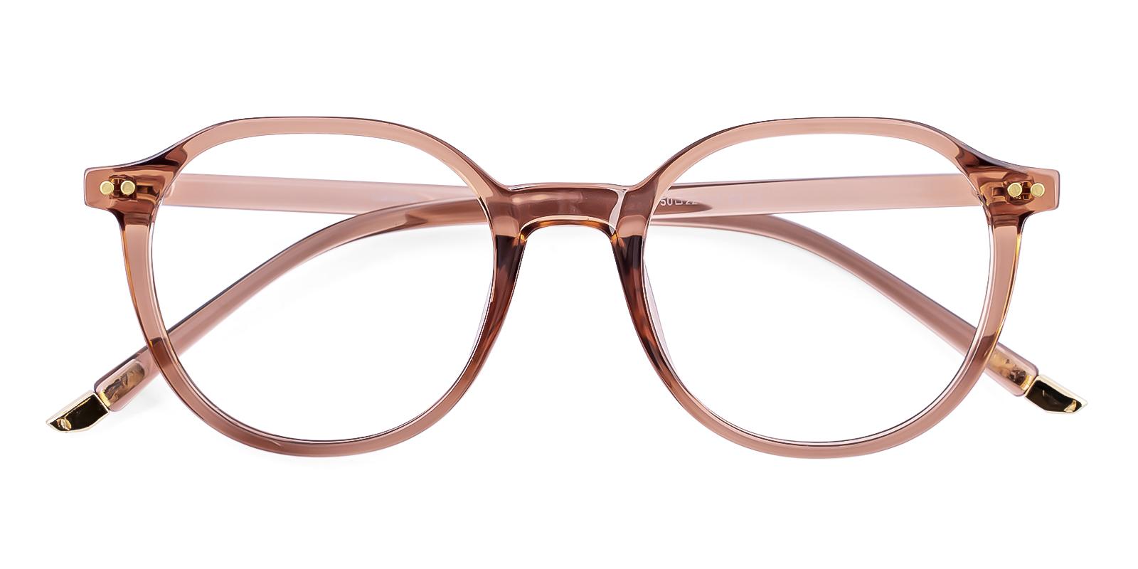 Restlike Brown Plastic Eyeglasses , UniversalBridgeFit Frames from ABBE Glasses