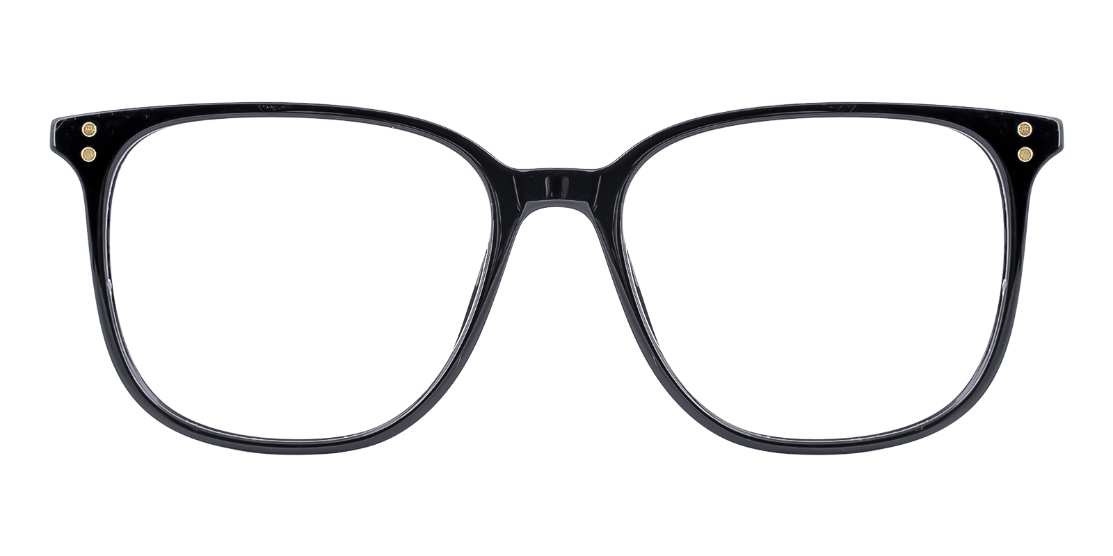 Cubitine Square Black Eyeglasses Frame ABBE Glasses