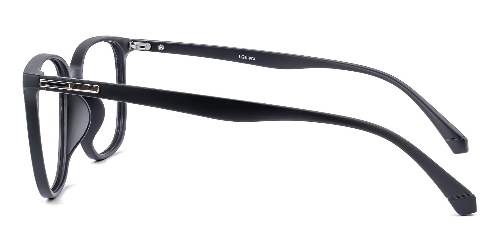 Cubitine Matte-black Plastic Eyeglasses , UniversalBridgeFit Frames from ABBE Glasses