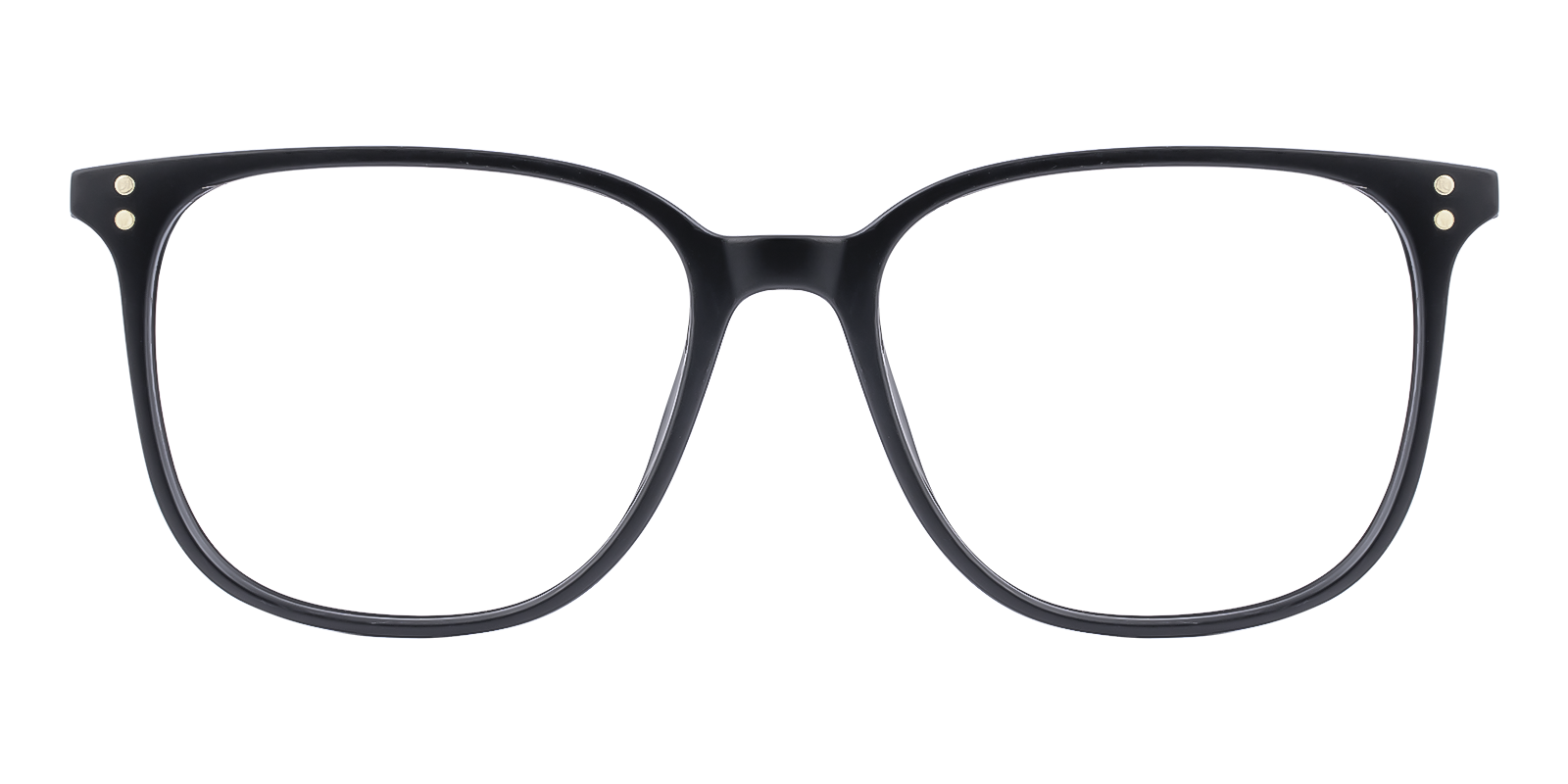 Cubitine Square Black Eyeglasses Frame ABBE Glasses