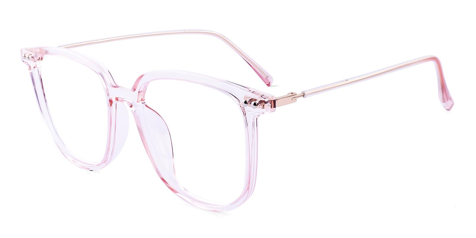 Plorive Pink Metal , TR Eyeglasses , UniversalBridgeFit Frames from ABBE Glasses