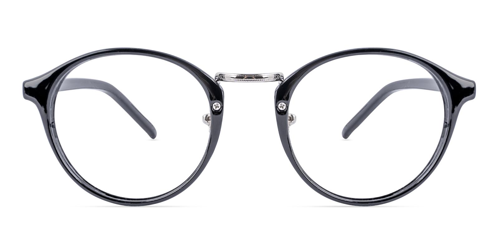 Youngitive Black Plastic Eyeglasses , NosePads Frames from ABBE Glasses