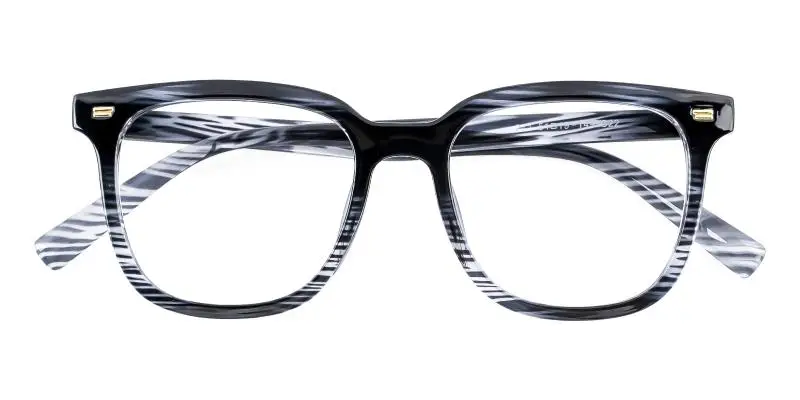 Peaceally Striped  Frames from ABBE Glasses