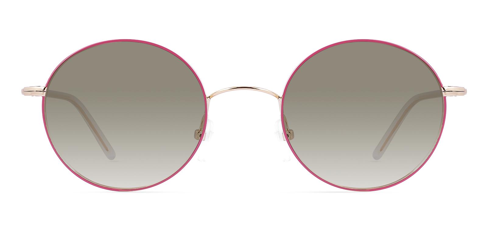 Afteret Pink Metal Lightweight , NosePads , Sunglasses Frames from ABBE Glasses
