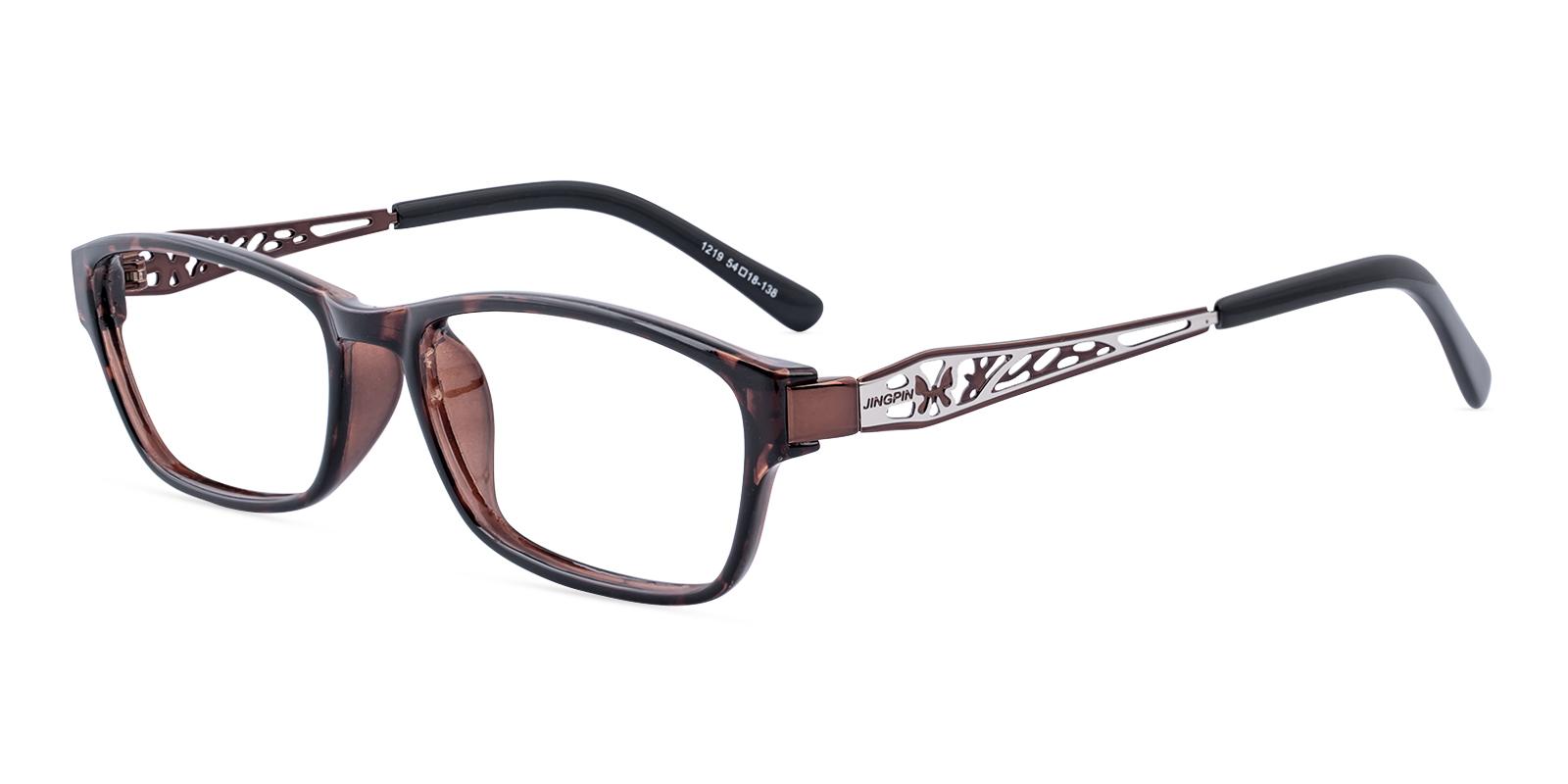 Yeahtion Brown Metal , TR Eyeglasses , UniversalBridgeFit Frames from ABBE Glasses