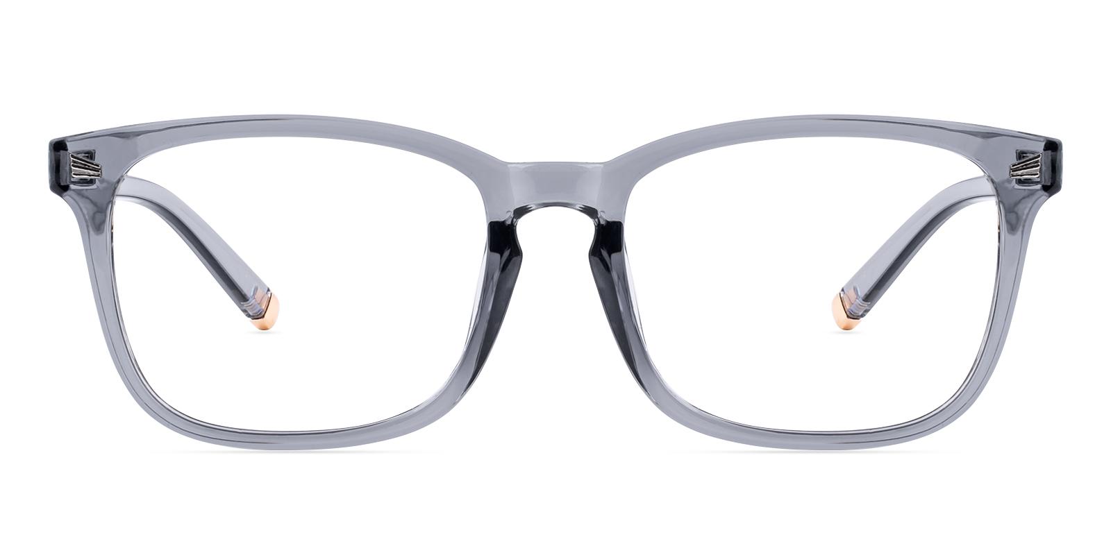 Quaternor Gray Plastic Eyeglasses , UniversalBridgeFit Frames from ABBE Glasses